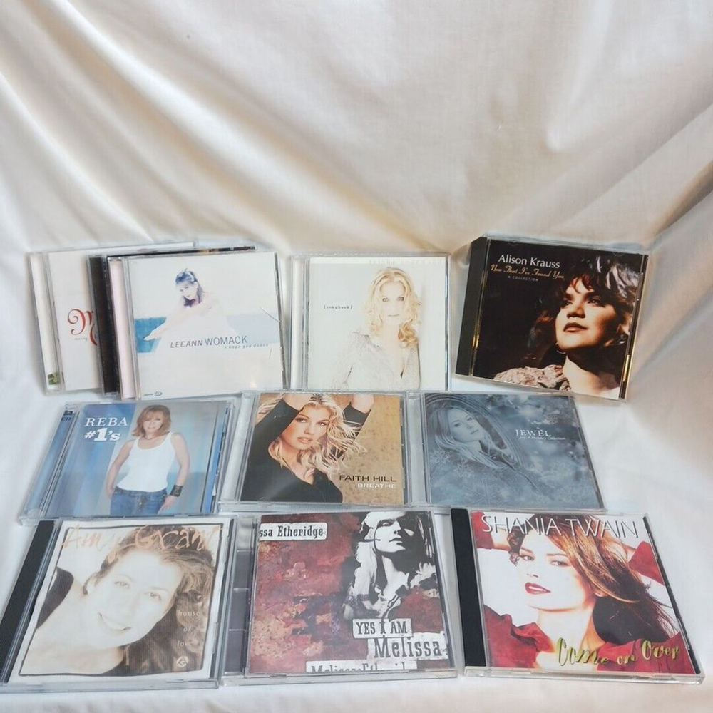 Female Country Singer CDs Lot of 11: Reba Shania Faith